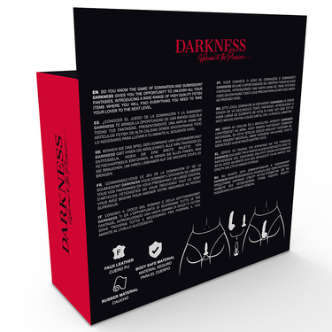 Set di Gioco Fetish Darkness: Plug Anale, Dildo e Mutandine in Ecopelle
